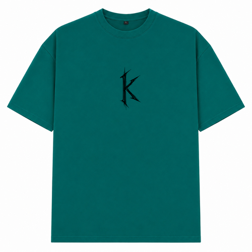 Krypta Signature Oversized Tee - Green