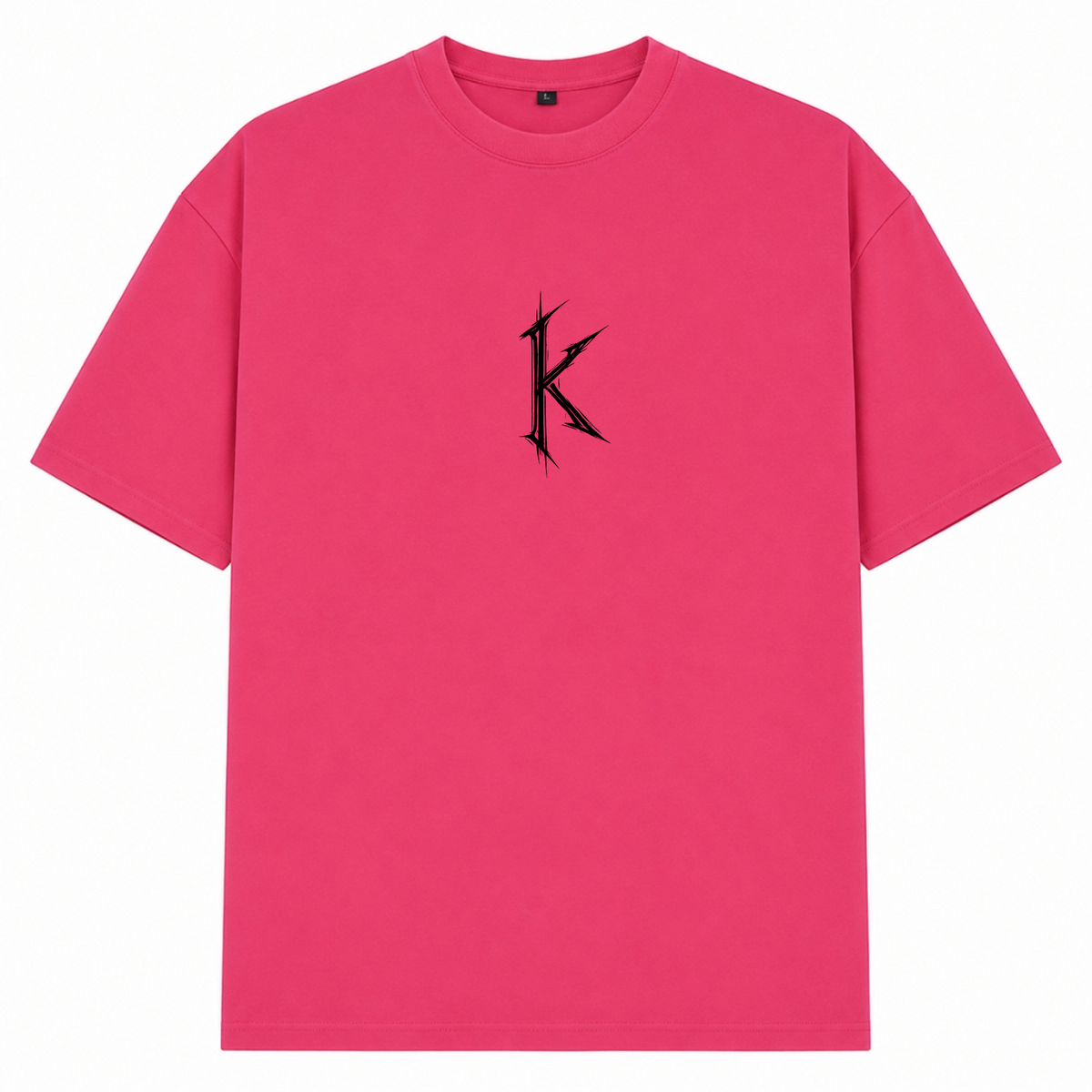 Krypta Signature Oversized Tee - Hibiskus Pink