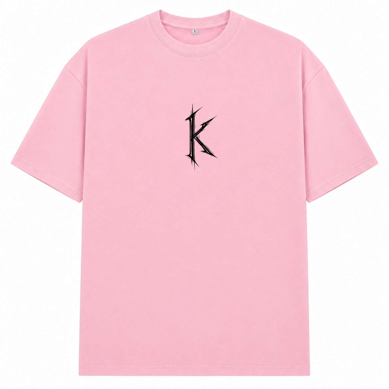 Krypta Signature Oversized Tee - Soft Pink 
