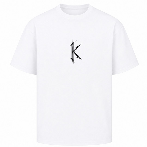 Krypta Signature Oversized Tee - Weiß